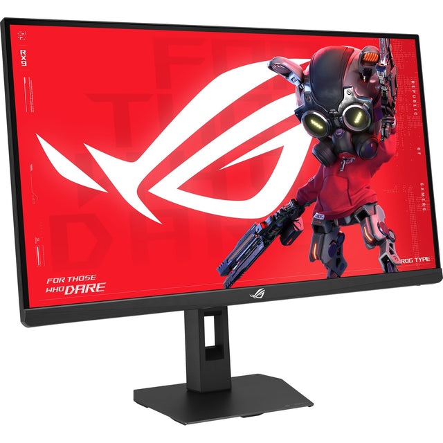 ASUS ROG Strix XG27UCSR – sort skærm set skråt forfra