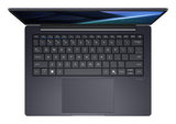 ASUS ExpertBook B3405CAA-LY0191 – tastatur og arbejdsflade set ovenfra; layout på billedet er illustrativt