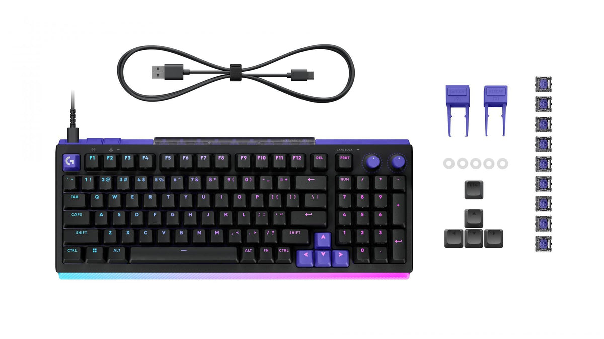 Logitech G - G512 X 98 Keyboard - Tactile - Black Logitech