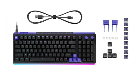 Logitech G - G512 X 98 Keyboard - Tactile - Black Logitech