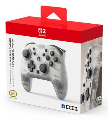 HORI - Wireless Horipad Turbo - Nintendo Switch 2 - Frost White HORI