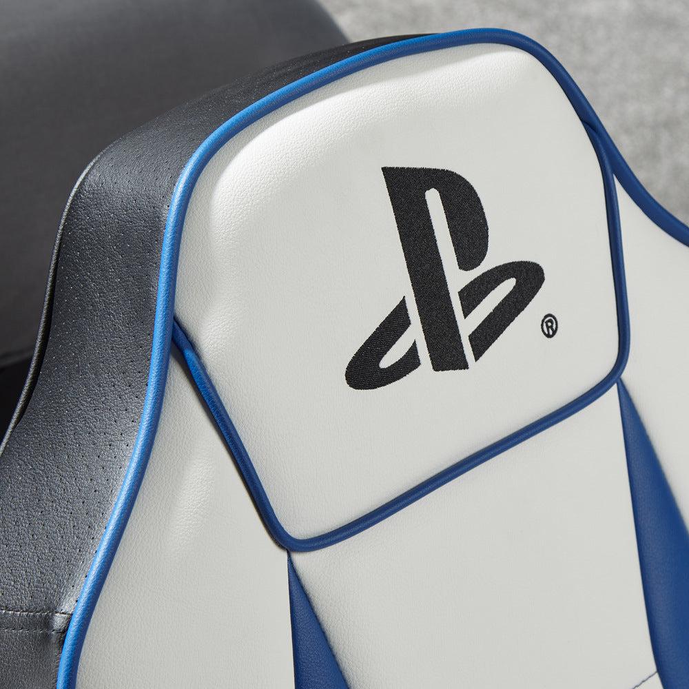 XROCKER PLAYSTATION GEIST 2.0 FLOOR ROCKER - VIT OCH BLÅ