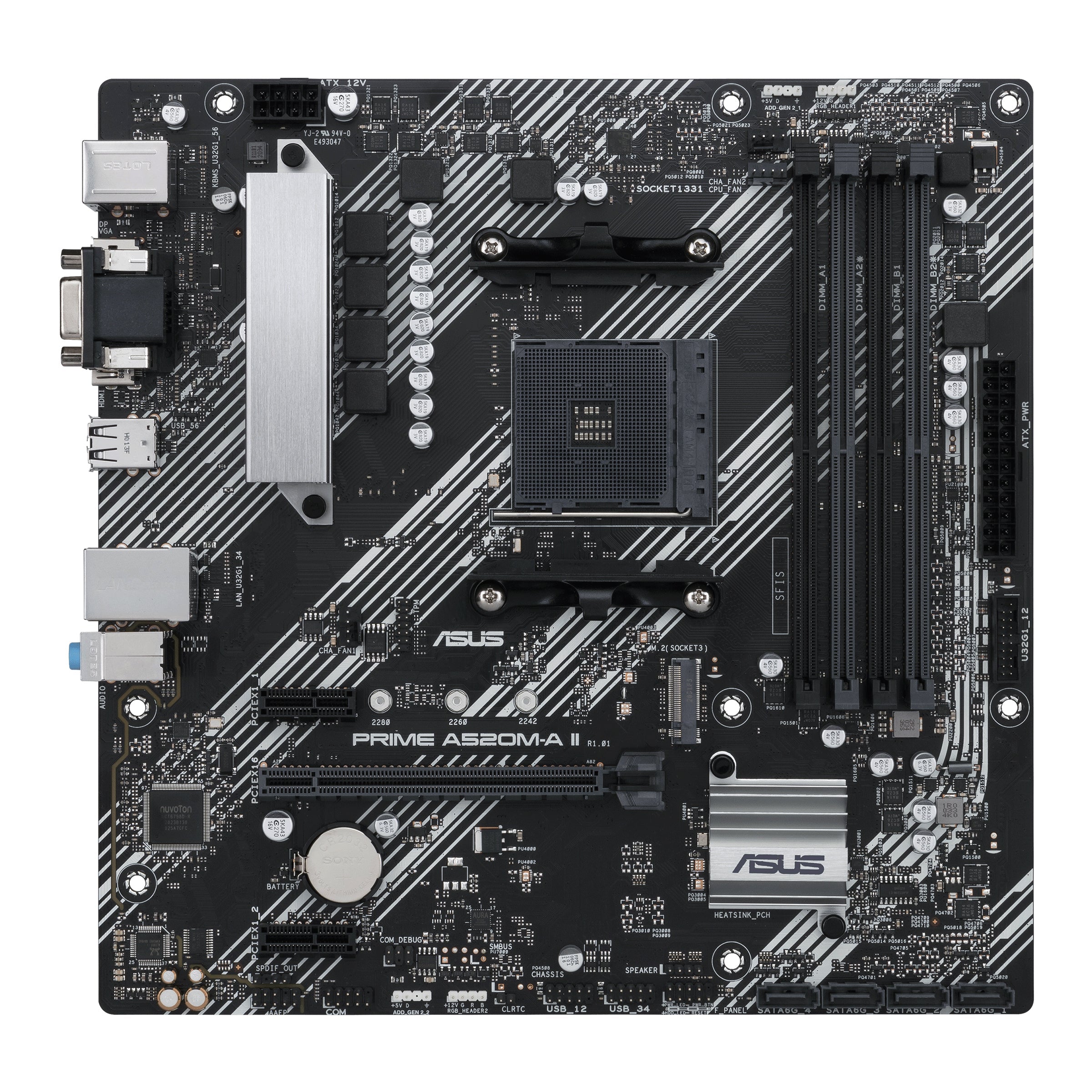 ASUS PRIME A520M-A II (mATX, A520, AM4)