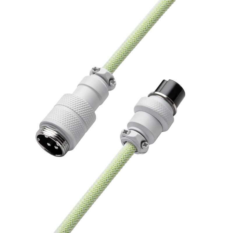 CableMod Pro Coiled Keyboard Kabel USB A Till USB Typ C, Lime Sorbet - 150cm