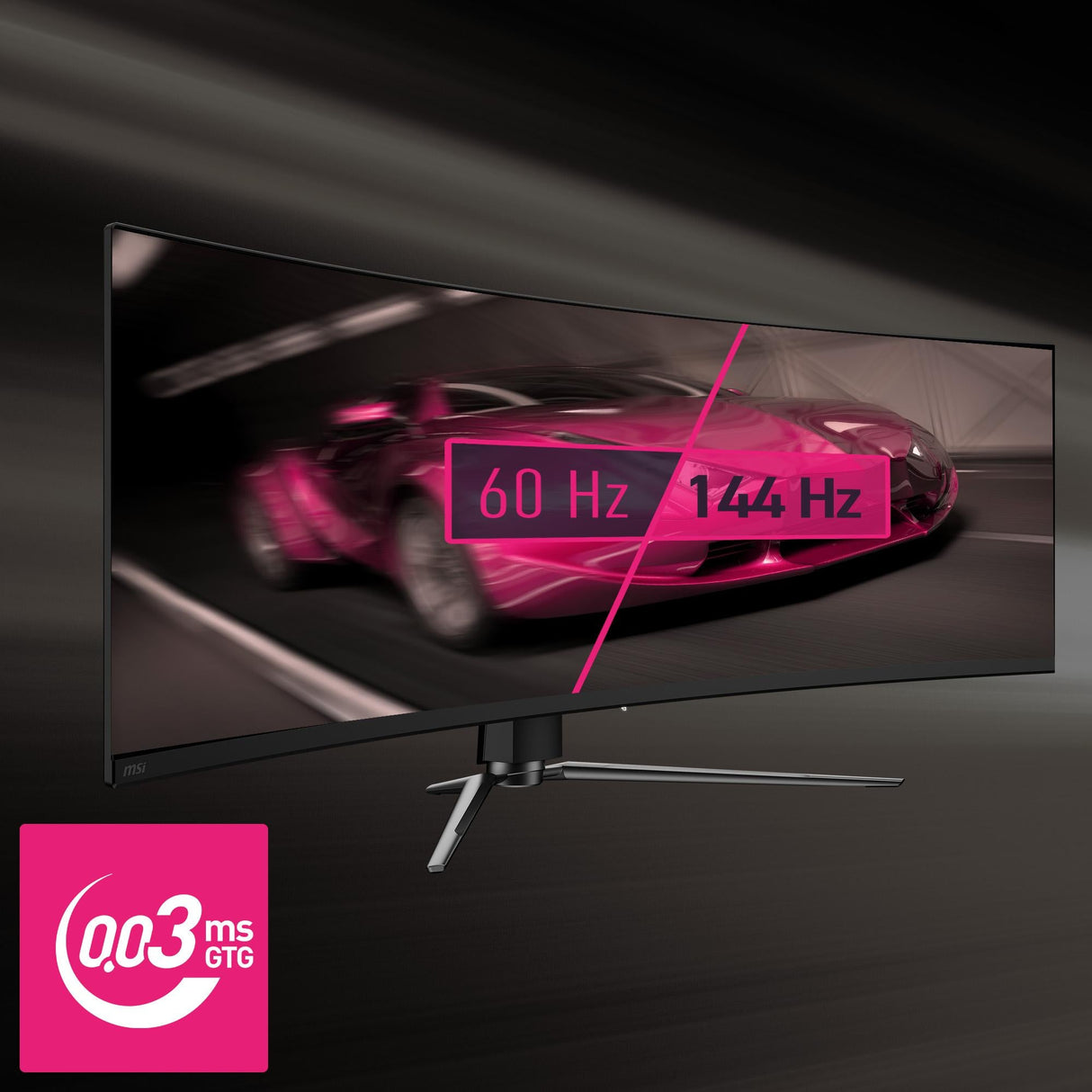 MSI MPG 491CQPDE QD-OLED 49 5120 X 1440 (UltraWide) HDMI DisplayPort USB-C 144Hz