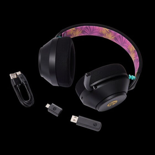 LucidSound LS500 Sunset Paradise – trådløst gamingheadset – produkt med USB-modtager