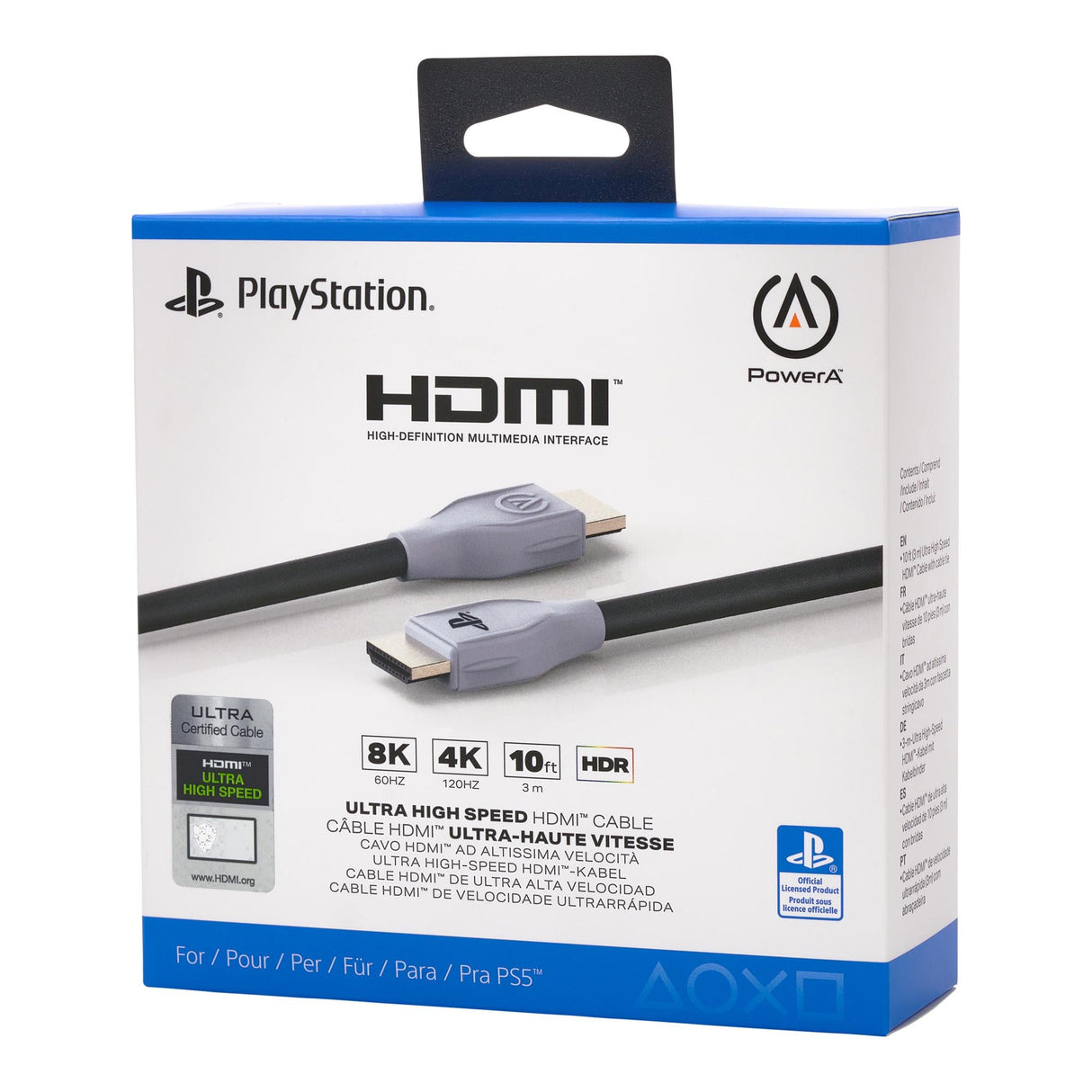 PowerA Ultra High Speed 3 Meter HDMI-kabel PS5