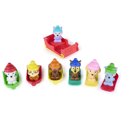 PAW Patrol julekalender 2026 – Vinterfigurer og slæder – 6076493 – figur på slæde