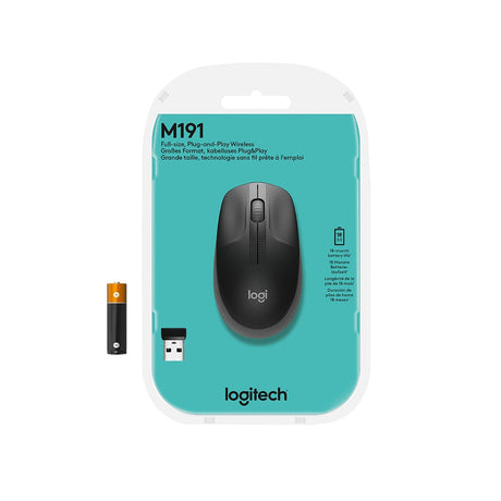 Logitech - M190 Full-size Wireless Mouse