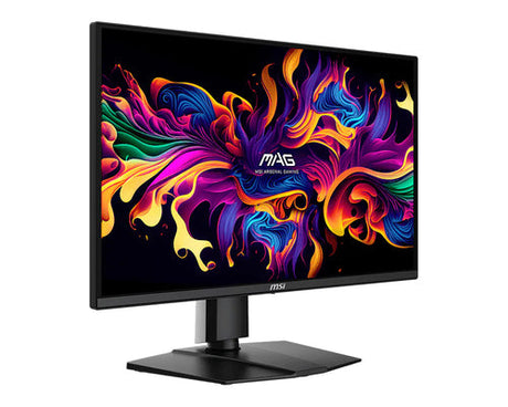 MSI MAG 272QPDE QD-OLED X24 – 26,5″ gamingskærm, 240 Hz – forside fra en anden vinkel