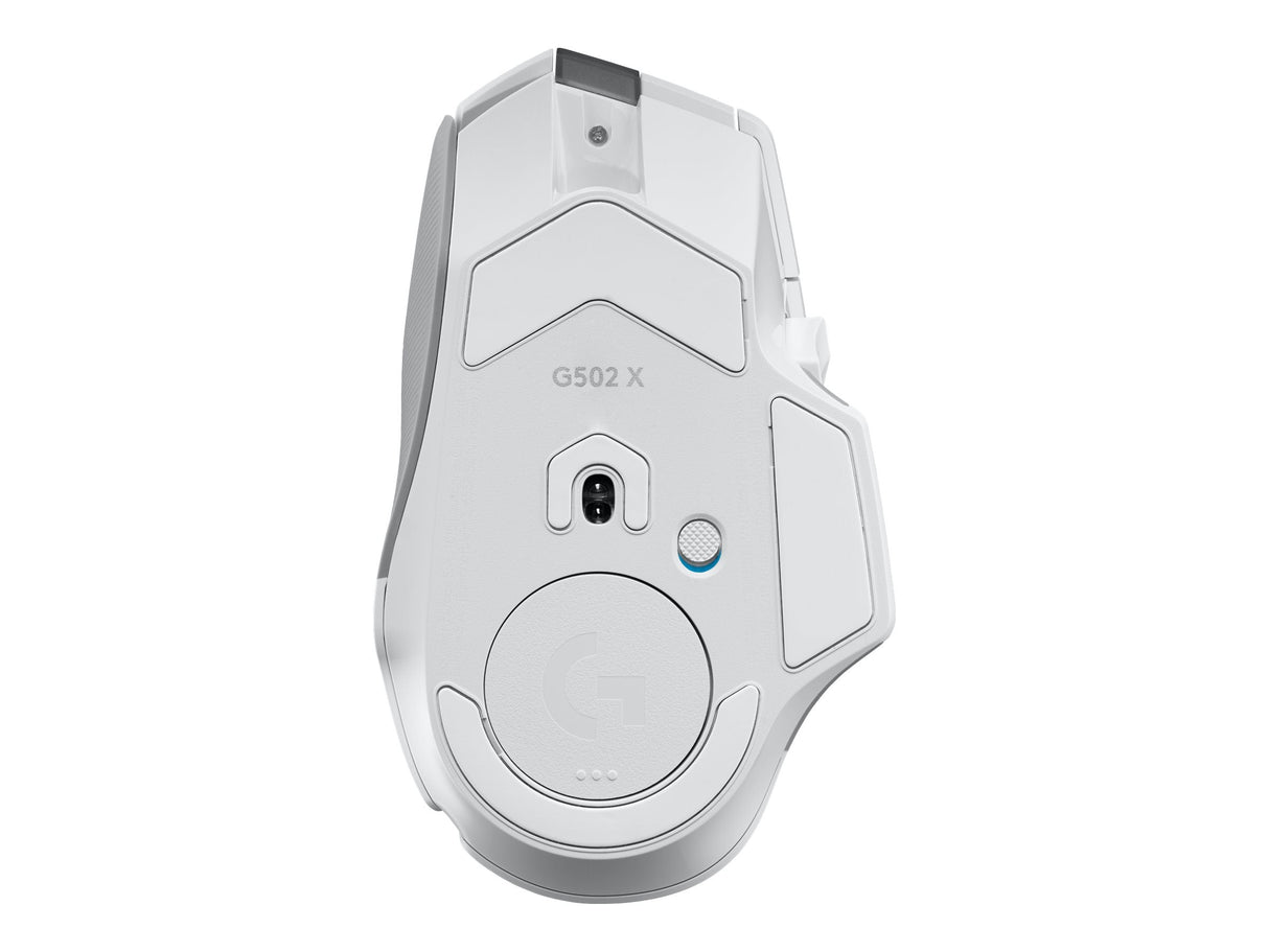 Logitech G G502 X LIGHTSPEED Optisk Trådlös Vit