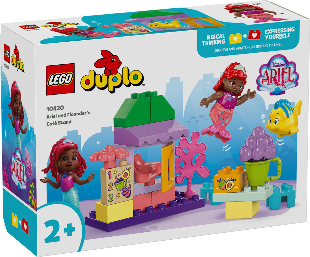 LEGO 10420 DUPLO Disney Ariel and Flounder's Café Kiosk, construction toy LEGO