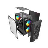 Nordic Gaming Fenris RGB Mini Tower Micro-ATX - Svart