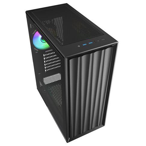 Sharkoon VK3 RGB Black Tempered Glass 4x 120mm Fans ARGB PWM 360mm Radiator Support ATX Gaming PC Case Sharkoon