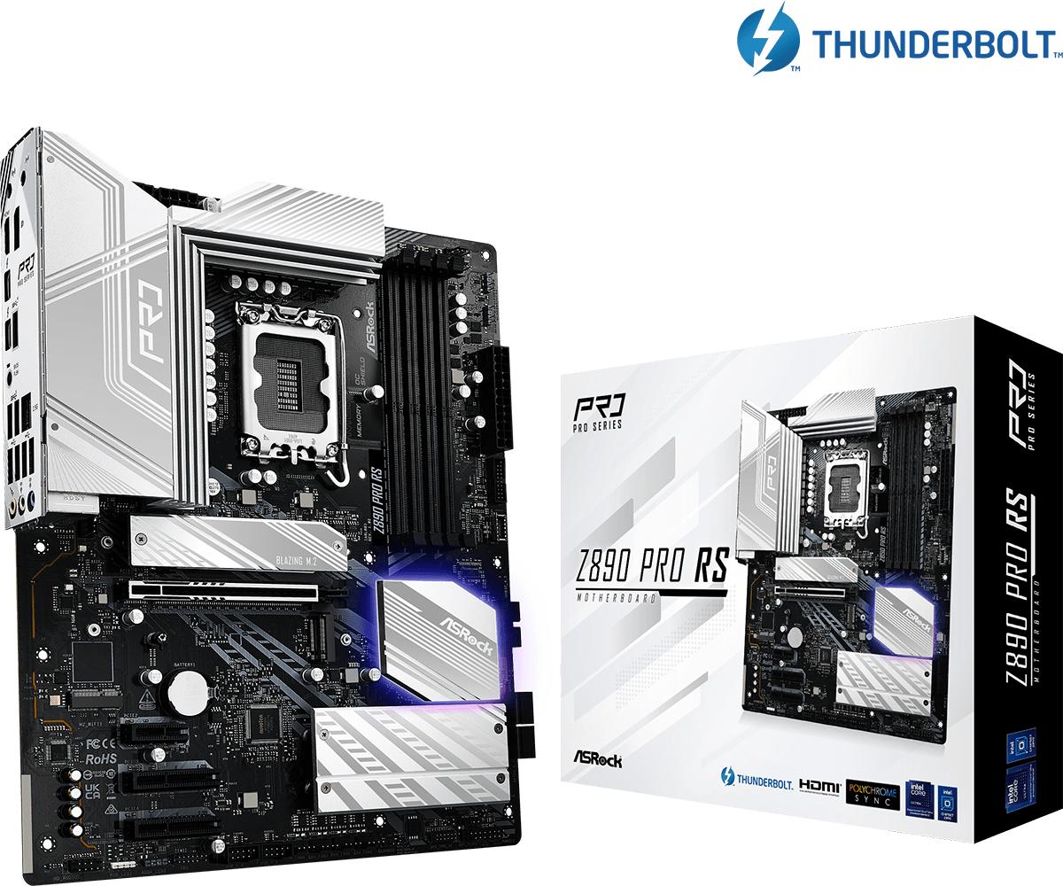 ASRock Z890 Pro RS Moderkort ATX LGA-1851 Intel Z890