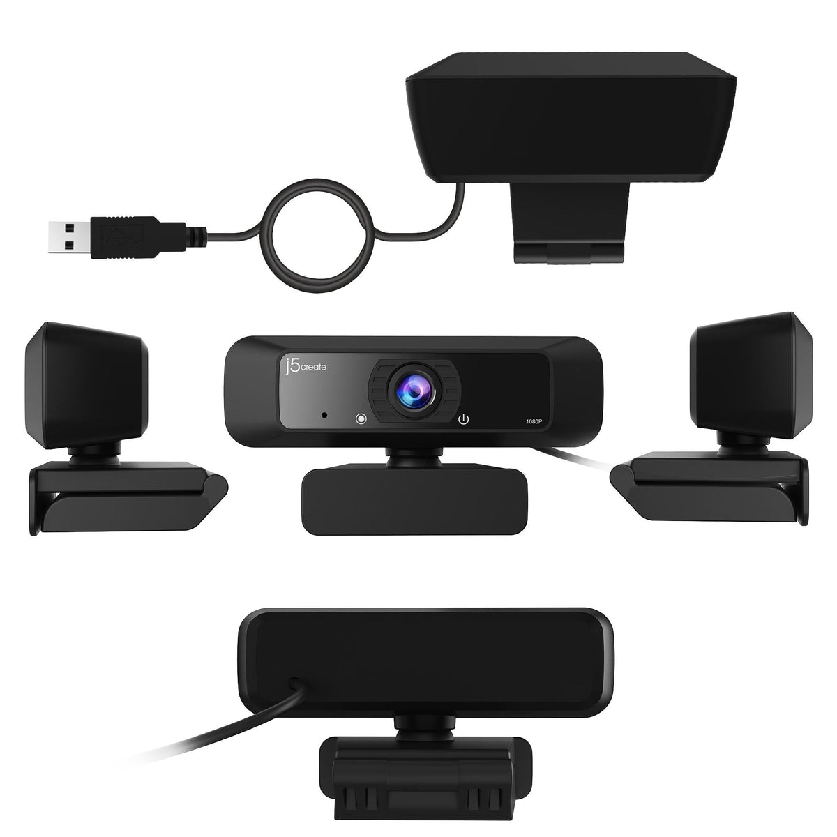 J5 USB HD WEBCAM WITH 360 ROTATION J5