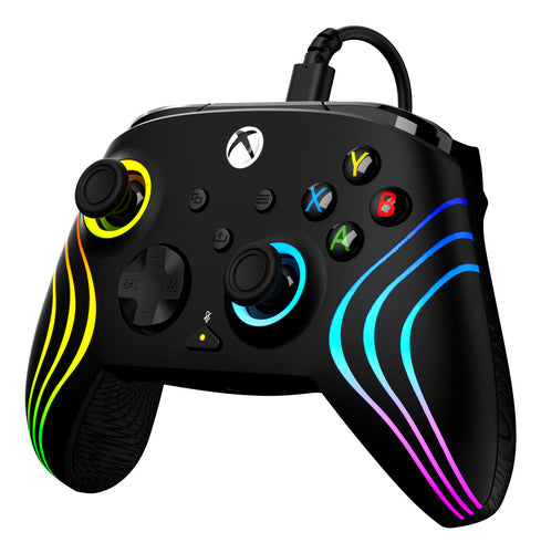 Turtle Beach Afterglow Wave Wired – Xbox/PC, sort – Set skråt fra højre