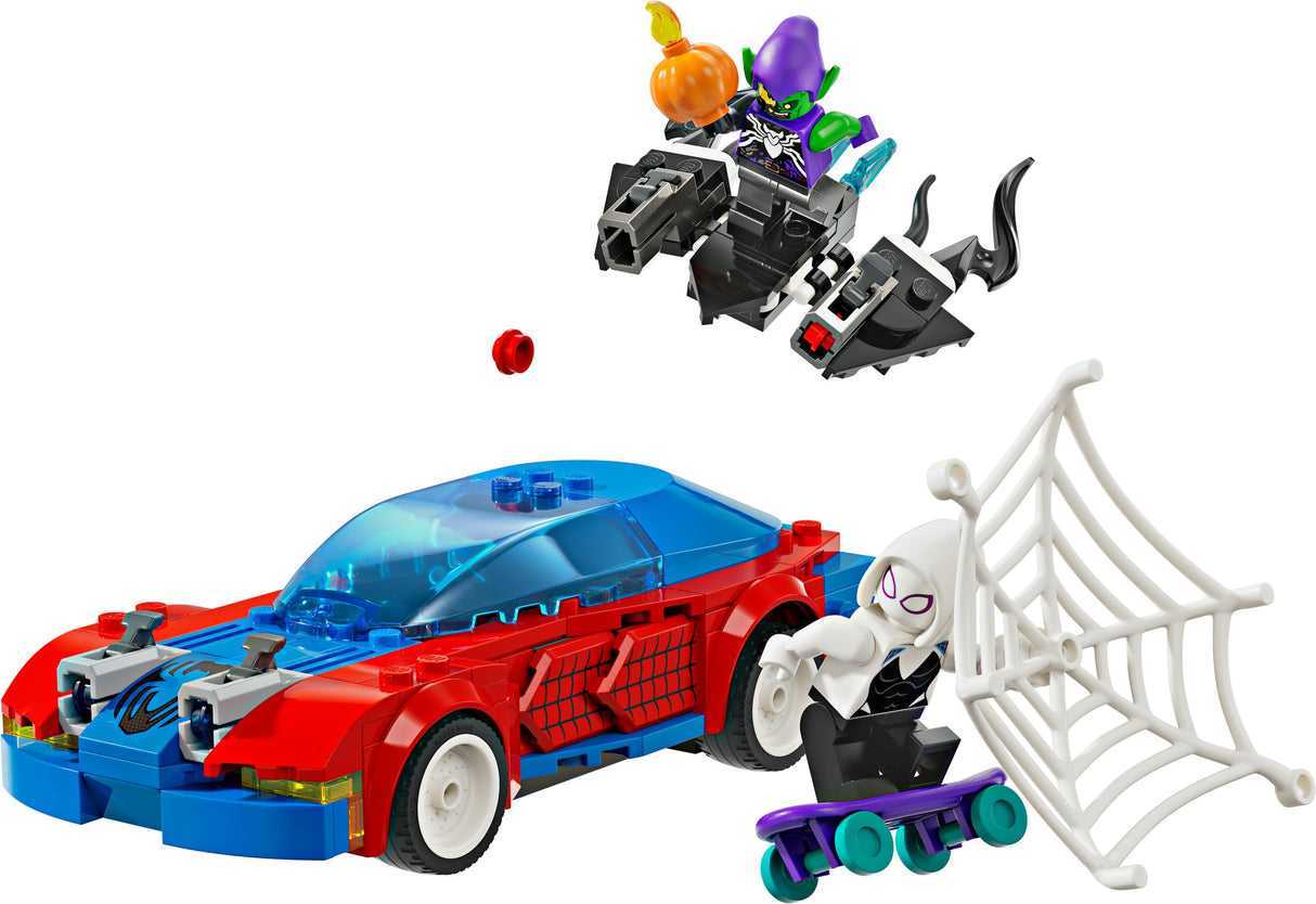LEGO 76279 Marvel Super Heroes Spider-Man&#039;s Racing Car &amp;amp; Venom Green Goblin Construction Toy