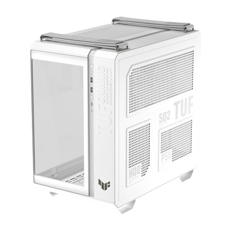 ASUS TUF Gaming GT502 Horizon ARGB – hvidt kabinet med sidepanel