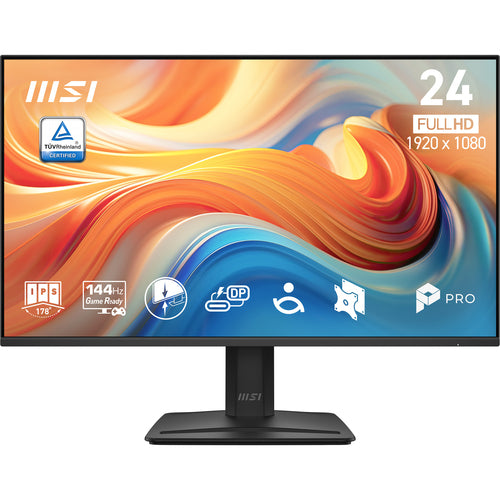MSI PRO MP242 E14C – 23,8″ skærm, 1920 × 1080, 144 Hz