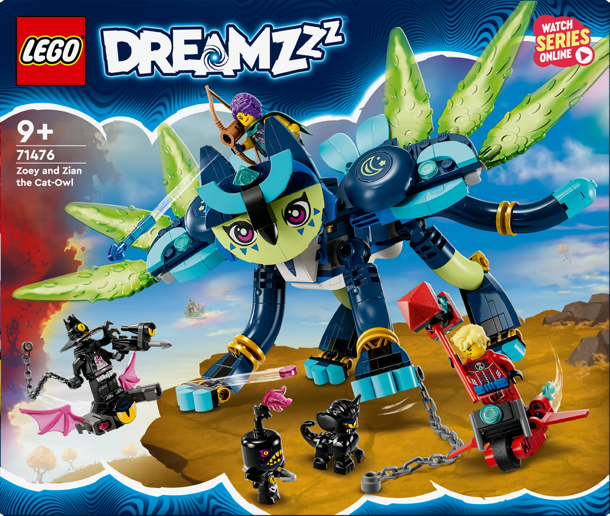 LEGO 71476 DREAMZzz Zoey Och Zian Cat Tugglan, Byggleksaksväska