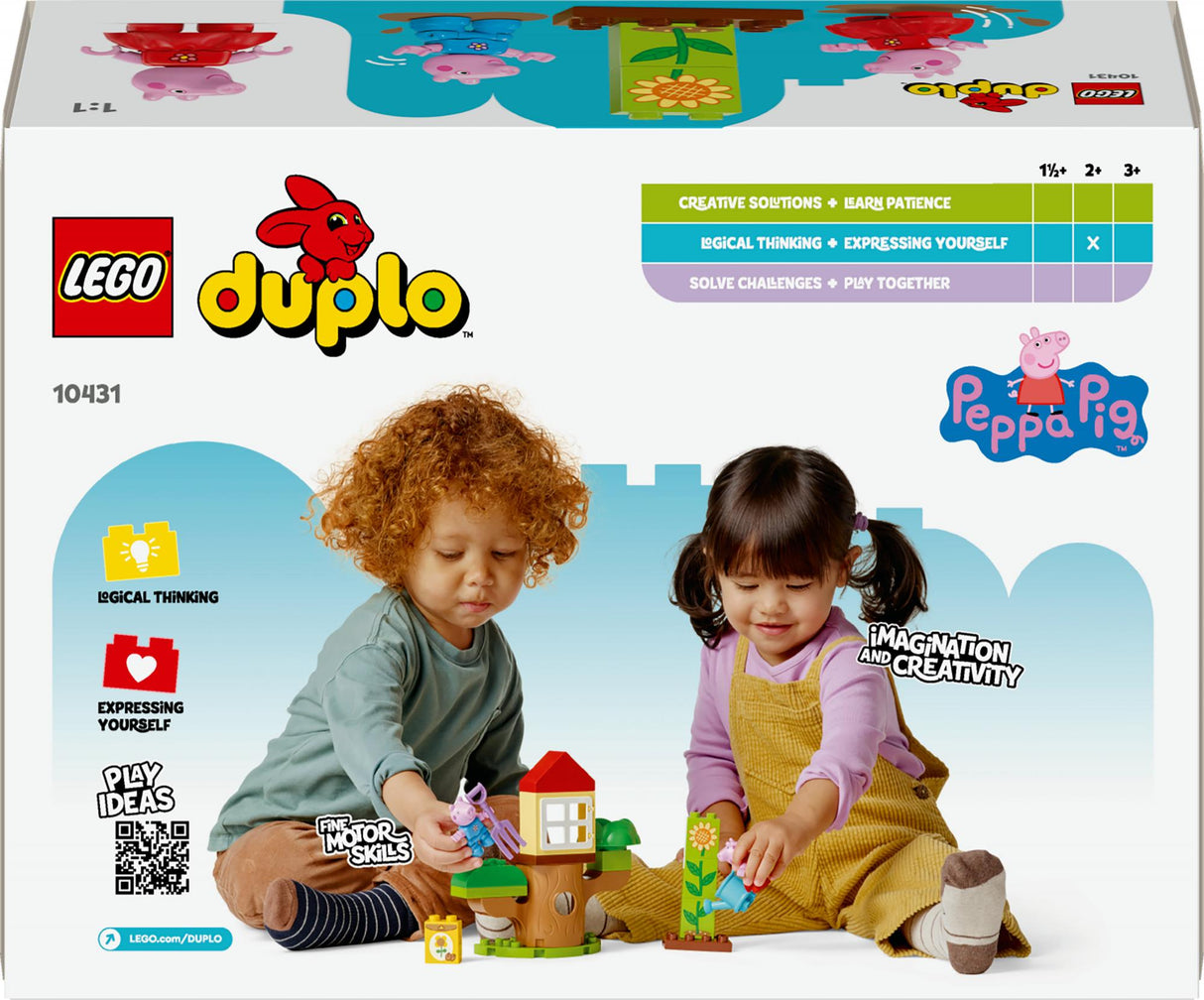 LEGO 10431 DUPLO Peppa's Garden with Tree House, construction toy LEGO