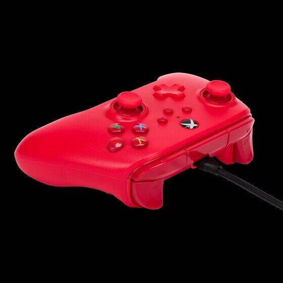 PowerA Cabled Controller För Xbox Series X - S - Röd