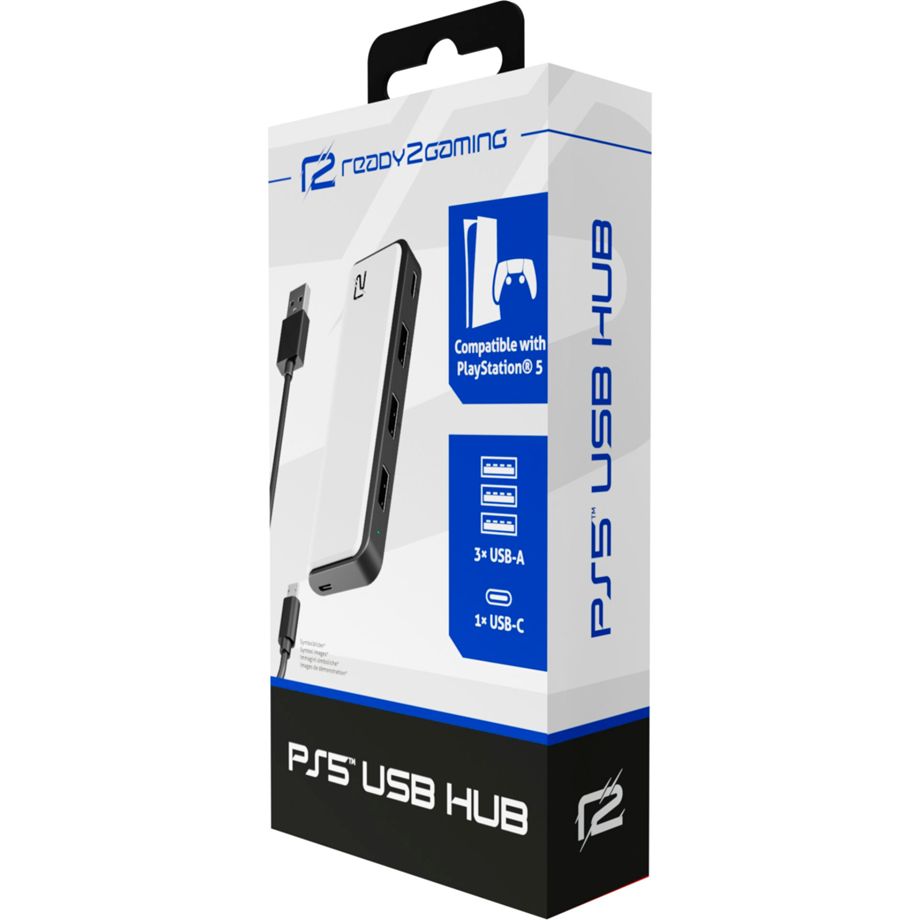 Ready2gaming PS5 USB Hub (1x Typ C / 3x USB-A)
