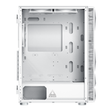 Montech X3 Mesh Vit - Härdat Glas