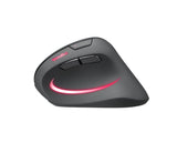 Speedlink - PIAVO PRO Illuminated Rechargeable Vertical Ergonomic Mouse - wireless, rubber-black Speedlink