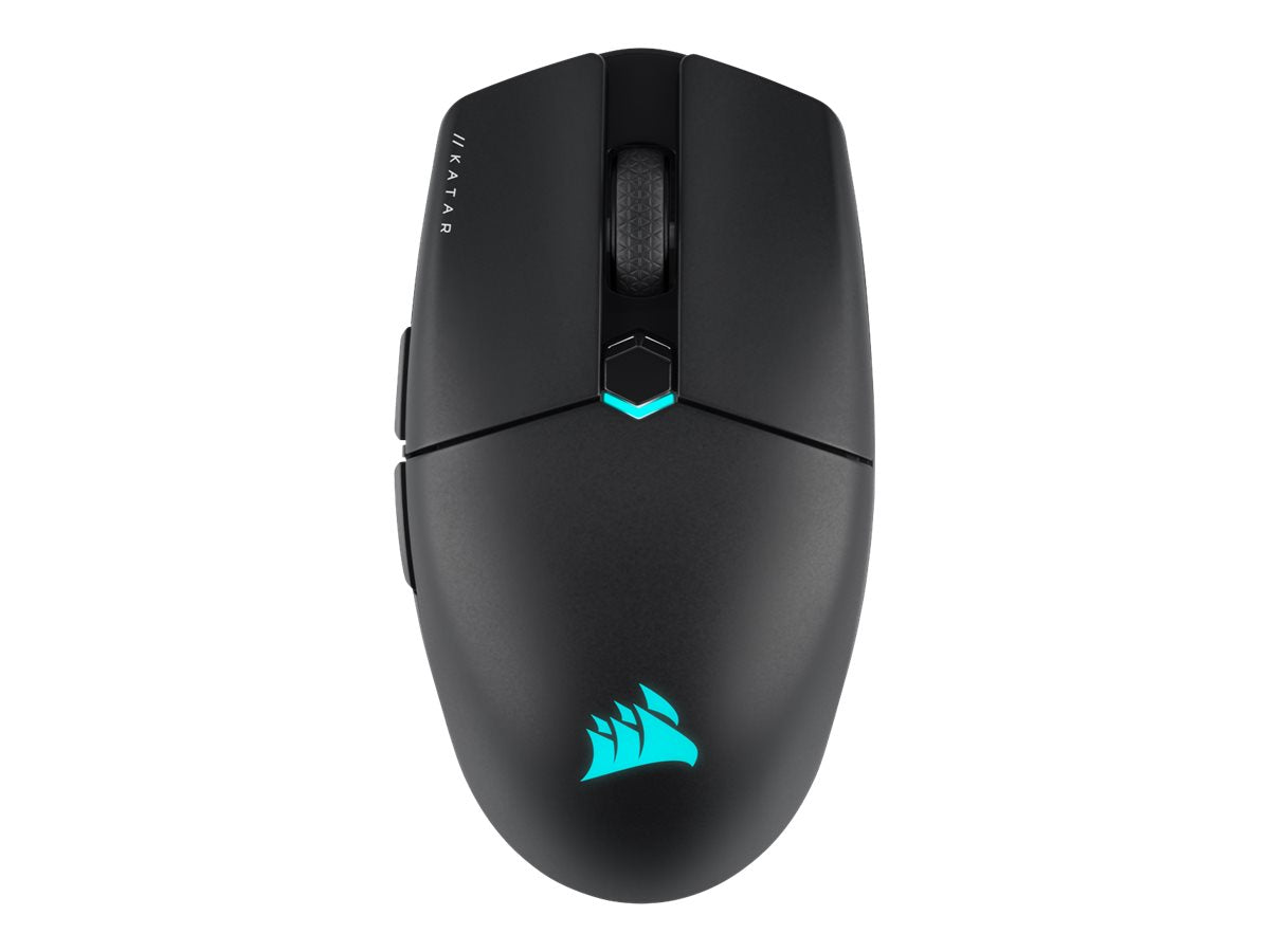 CORSAIR Gaming KATAR ELITE Optisk Trådlös Kabel Svart