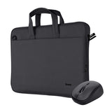 TRUST BOLOGNA BAG AND MOUSE SET - BLACK TRUST