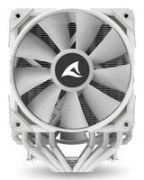 Sharkoon A60 RGB White 260W TDP 6-Heatpipe Dual Tower Dual 120mm PWM FDB ARGB CPU Air Cooler Sharkoon
