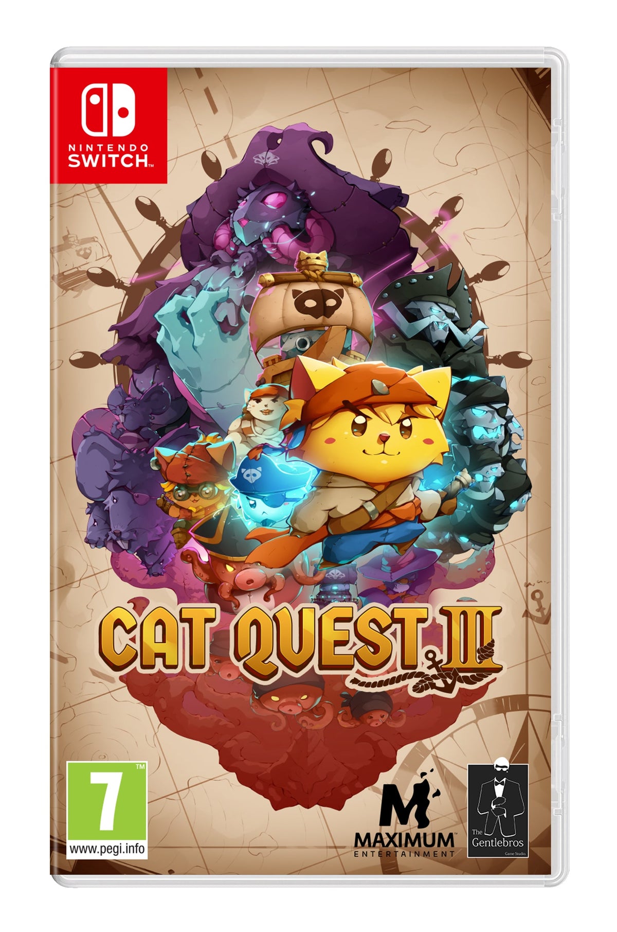 Cat Quest III – omslag til Nintendo Switch
