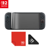 Turtle Beach Screen Protector Kit – Nintendo Switch 2 – 2 stk. – skærmbeskyttelse, klud og værktøj; konsol medfølger ikke