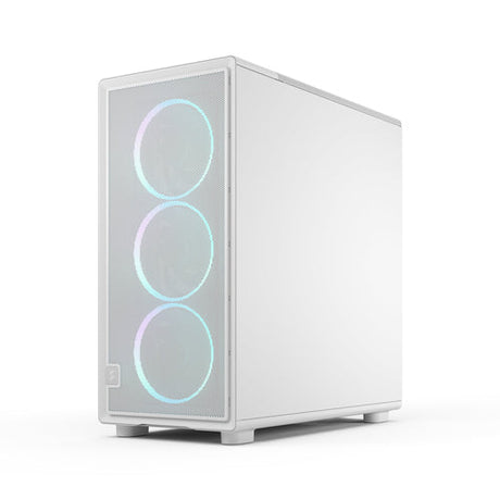 Midi Epoch XL White TG RGB Clear tint Fractal design