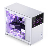Jonsbo D31 MESH Screen MATX Fodral, Härdat Glas - Vit