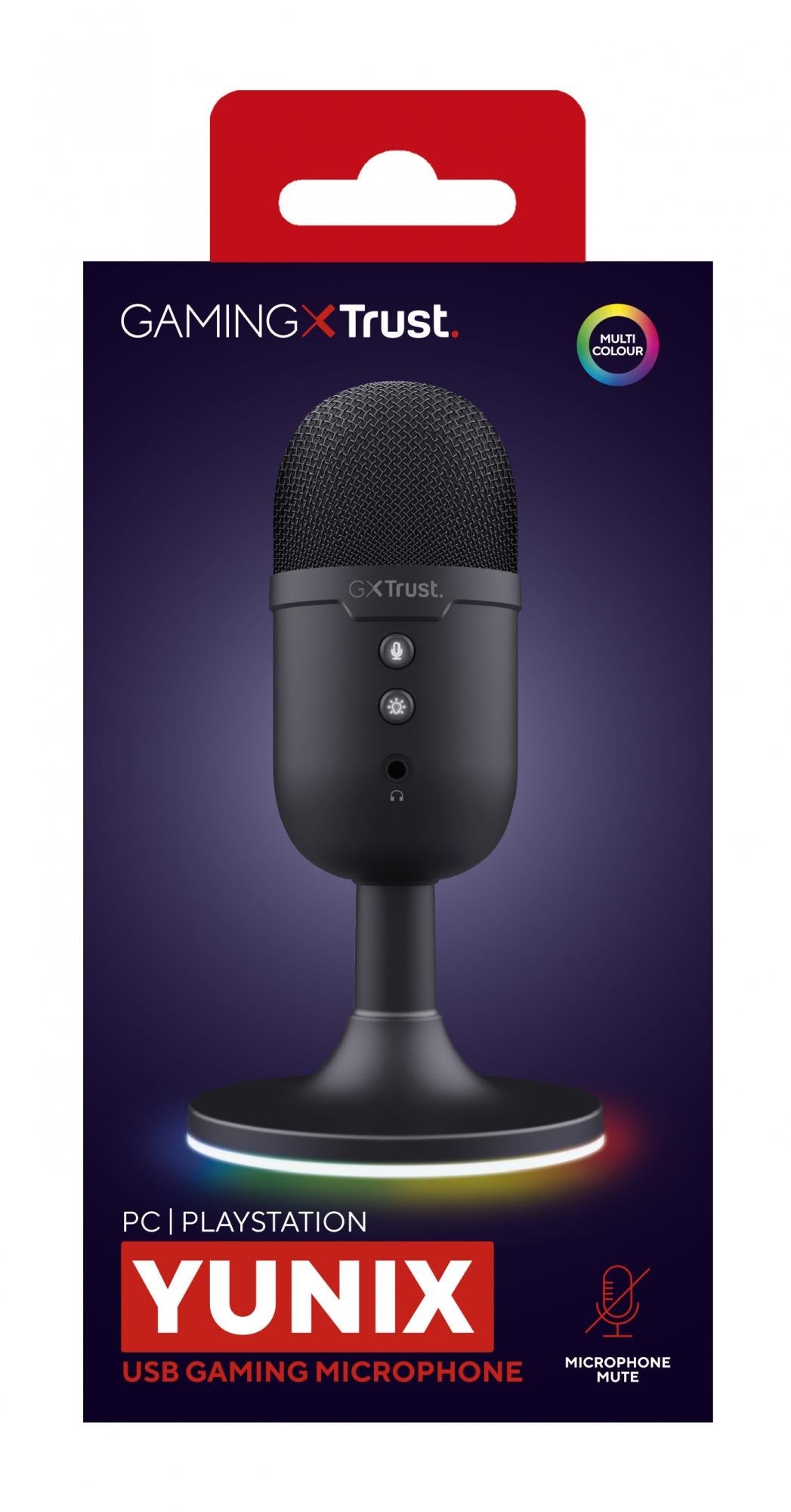 TRUST GXT234 YUNIX USB MICROPHONE - SVART