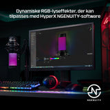 HyperX QuadCast S Mikrofonkabel -36dB Dubbelriktad Stereokardioid Rundstrålande Vit