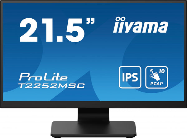 iiyama ProLite T2252MSC-B2 22" 1920 x 1080 (Full HD) HDMI DisplayPort 60Hz