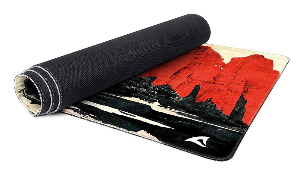 Sharkoon SKILLER SGP40 D11 Red Multicolor 1000x500mm Water-Repellent Stitched Anti-Slip Gaming Mouse Pad Sharkoon