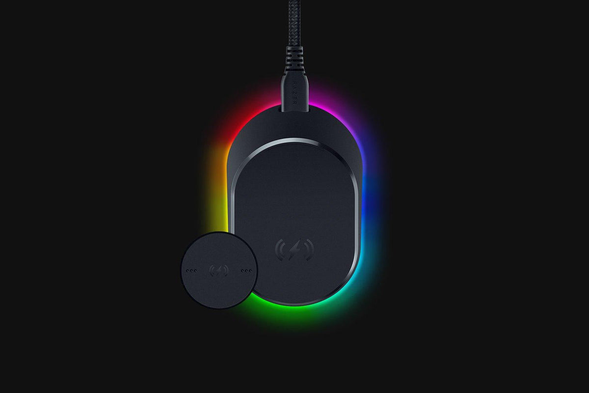 Razer - Mouse Dock Pro + Razer Wireless Charging Puck Bundle Razer