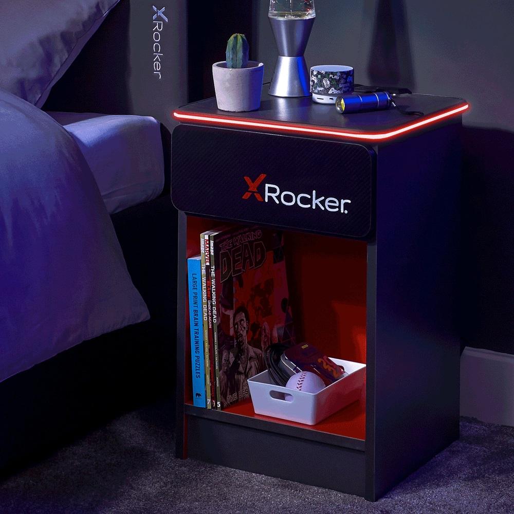 XROCKER CARBON-TEK SÄNGSIDAN MED TRÅDLÖS LADDNING