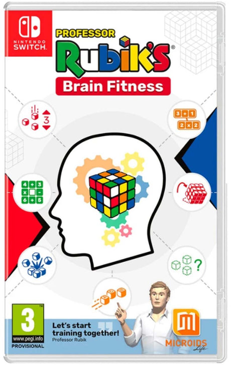 Professor Rubik's Brain Fitness – Code in Box – Nintendo Switch – spillets udgave