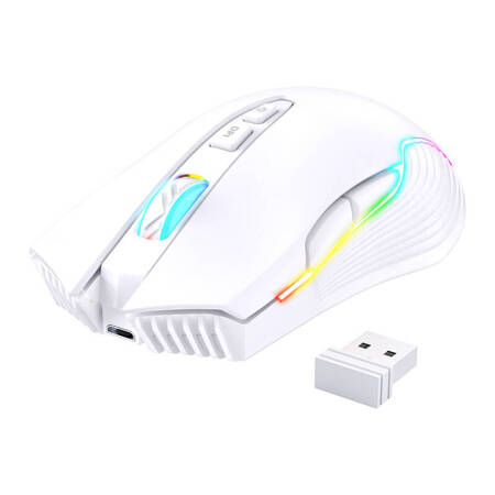 Onikuma CW905 Vit Trådlös Spelmus