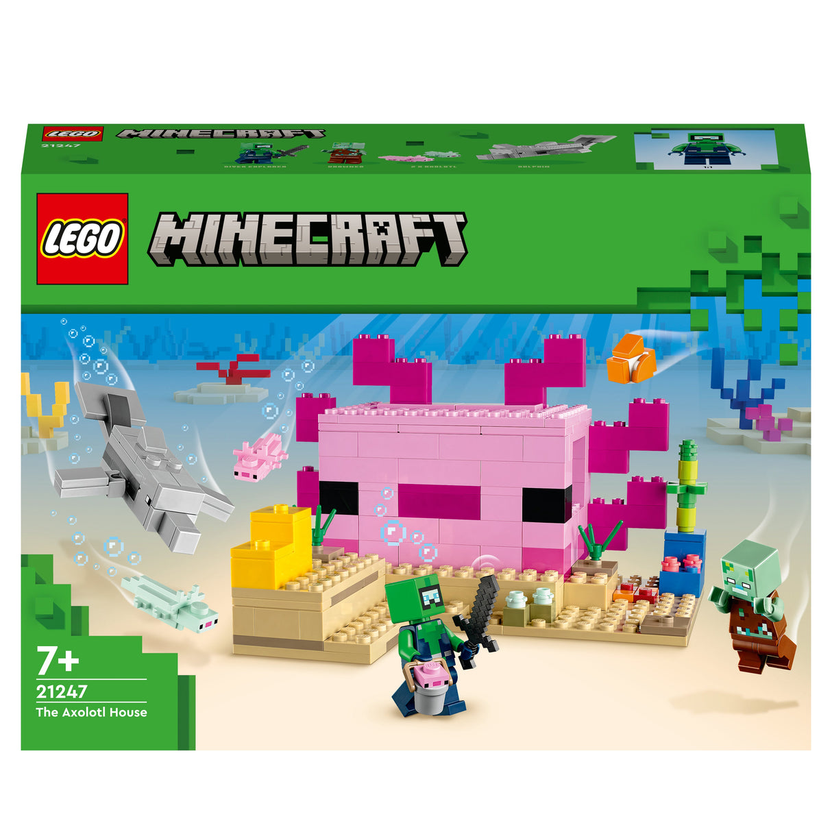 LEGO Minecraft - The Axolotl House (21247)
