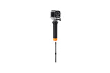 DJI Osmo Action Diving Accessory Kit – Dykkerhus og flydegreb – Flydegreb vist med kamera; kamera medfølger ikke