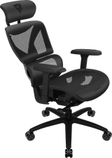 ThunderX3 YTC Mesh Black - Sync5, 125 Kg Max, 2d Armstöd, Klass 4 Gaslyft
