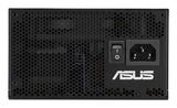 Strømindgang og tænd-slukknap på ASUS 750W-ATS Gold