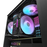 Datorfodral Darkflash DK300M Micro-ATX Med 3 Fläktar (svart)